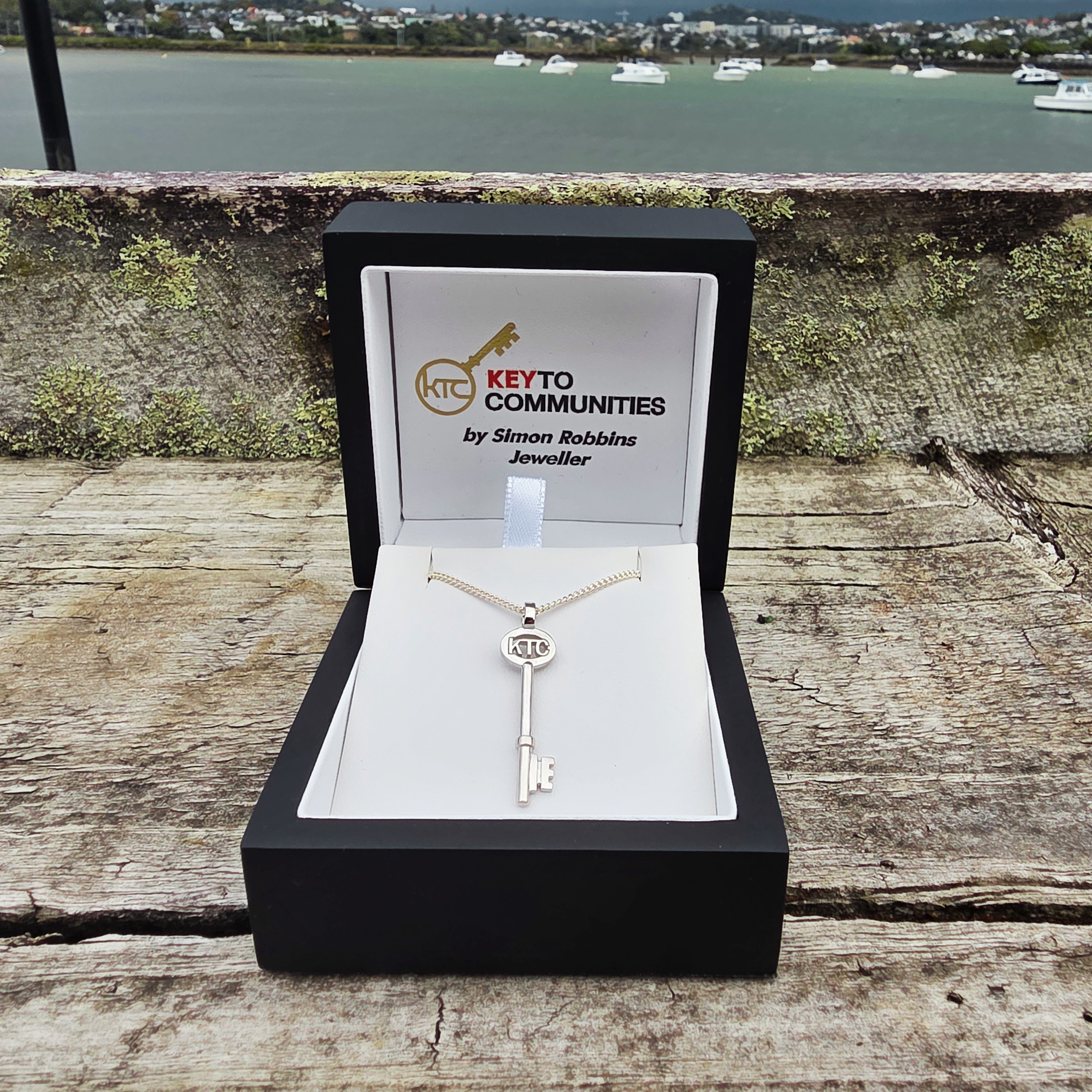 Key to Communities - Platinum Pendant