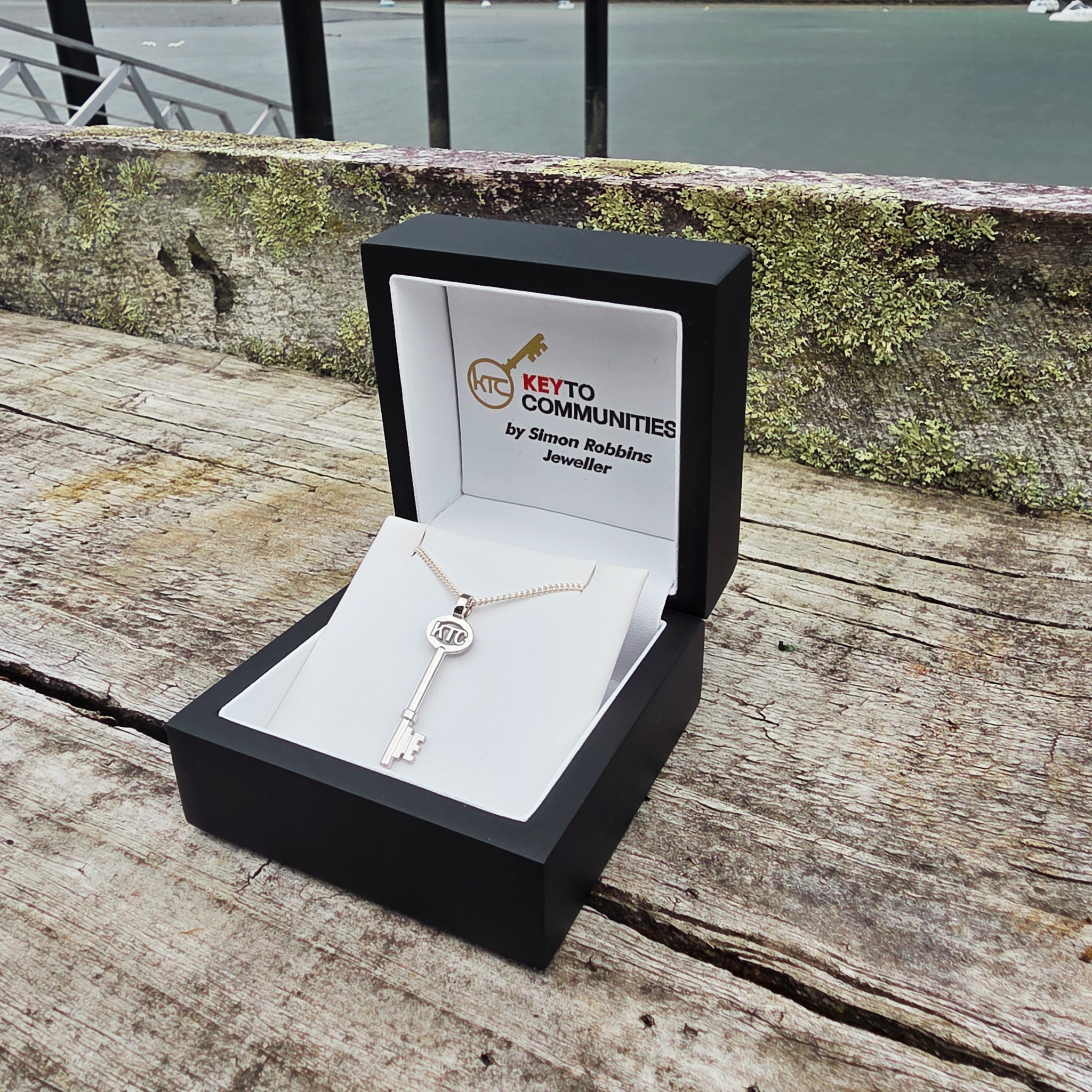 Key to Communities - Platinum Pendant